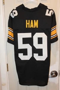 black Pittsburgh Steelers Jack Ham (59) stitched unbranded custom jersey (NWOT) - Picture 1 of 5