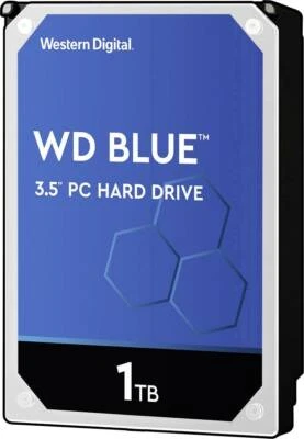 FESTPLATTE WESTERN DIGITAL BLUE 1TB WD10EZEX 7200U/min 64MB SATA III 3.5'' Zoll - Bild 1 von 4