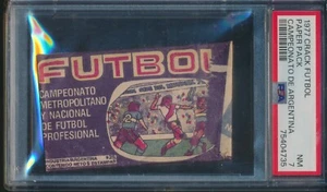 1977 Crack Futbol Paper Pack PSA 7 Maradona Rookie - Picture 1 of 2