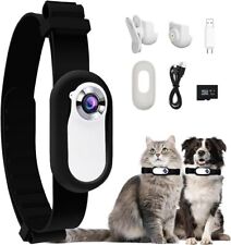 1080P Pet Dog Cat Camera Collar with 8G SD Card, No Wifi Sport Cam Video Records
