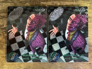 2x Making Up His Minds Batman Forever Metal DC Karte #6 Fleer 1995 - Bild 1 von 2