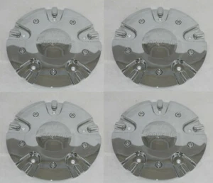 4 CAP DEAL JAAGRUTI STYLE J-72 CHROME WHEEL RIM CENTER CAP M-205 - Picture 1 of 4