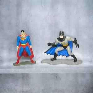 Vintage DC Comics Animated Series Batman & Superman Diecast Mini Figures - Picture 1 of 9