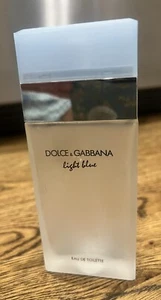 EMPTY PERFUME BOTTLE Dolce & Gabbana Light Blue Eau de Toilette 3.3oz 100ml EDT - Picture 1 of 7