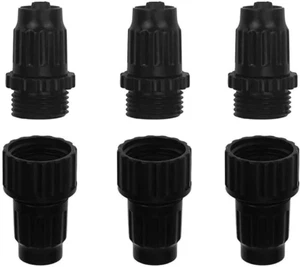 3 Sets Garden Expandable Hose Repair Kit Faucet Adapter Female Male 3/4 Inch Hos - Picture 1 of 12