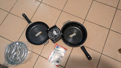 Fornetto Sanity Stone Effetto Pietra Pentola Padella Doppia  28cm - Immagine 1 di 4