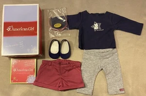 American Girl MYAG Coconut Fun Outfit RETIRED Shorts Shirt Hose Stirnband - Bild 1 von 10