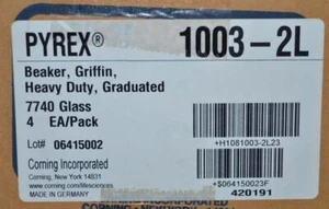 Pyrex 1003-2L Griffin Schwerlastbecher, 2000 ml, 4er-Pack ++ NEU ++ - Bild 1 von 2