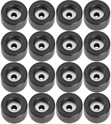 16 Gummifüße 25x15 stahlverstärkt Adam Hall 4904 Gummifuß Gerätefüße Gehäusefüße