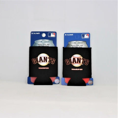 San Francisco Giants 2pk MLB Licensed Kolder Can Kaddy Neoprene Koozie Cover