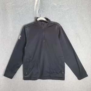 Nike Golf Boys Jacket Large Black 1/4 Zip Pullover Long Sleeve Logo Castlewood - Picture 1 of 11