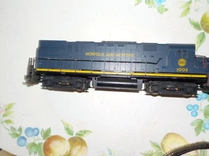 N&W 1003 ALCO CENTURY C424 ATLAS/KATO 8550 SERIES DC,DCC FRIENDLY, USED, KADEE'S - Picture 1 of 2