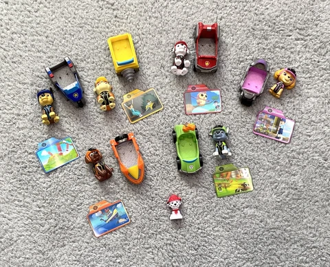 Paw Patrol Figures Cars Vehicles Mission Paw Toy Lot Set Cards Skye Chase Rocky Cover