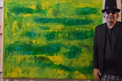 Mark Little, Original, pintura, 60”x48”Acrílico, Abstrato, Pop Art, Moderno, Grande GG - Imagem 1 de 4