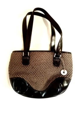 The Sac Crochet Hobo Shoulder Bag Small Brown Purse - Image 1 of 4