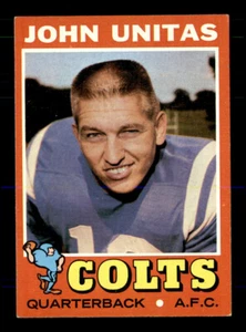 1971 Topps #1 Johnny Unitas EX-MT - Picture 1 of 2