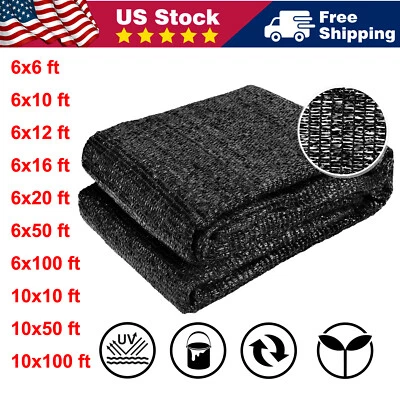 Shade Cloth 50% Fabric Resistant UV Net Mesh Tarp for Garden Greenhouse Barn - Image 1 of 4