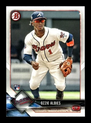 Bowman #62 Ozzie Albies Atlanta Braves Rookie RC 2018 Foto 1 de 2