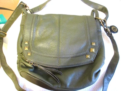 The Sak Dark Olive Green Pebble Leather Shoulder/Crossbody Purse - Image 1 of 4