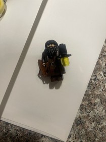 Lego Harry Potter Hagrid Minifigure With Crossbow And Lamp