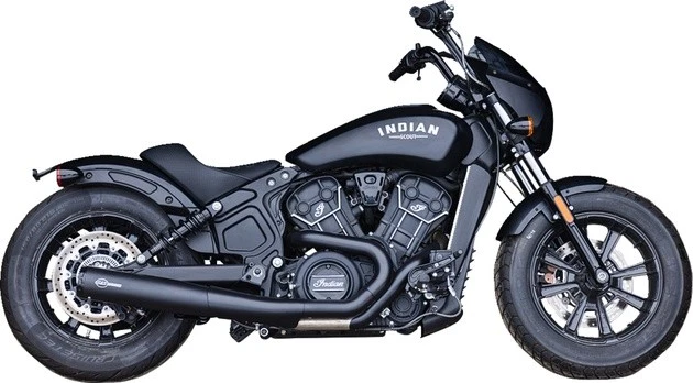 S&S Grand National 2-into-1 Full Exhaust System Black #4111-266 Indian Scout Foto 1 de 1