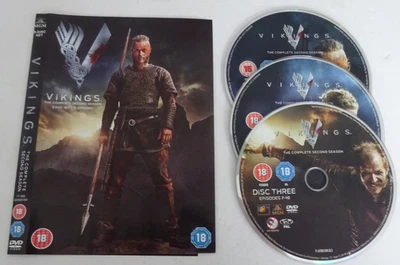 Vikings - Series 2 - Complete (DVD, 2014) NO CASE - Image 1 of 2