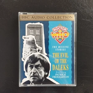 Doctor Who Patrick Troughton - Evil Of The Daleks Presented By Tom Baker 2 Tapes - Picture 1 of 2