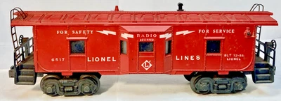 Lionel Lines No. 6517 Bay Window Illuminated Caboose ! - Image 1 of 4
