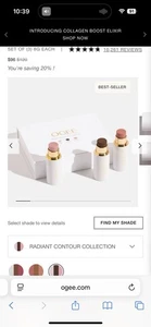 Ogee Face Stick Radiant Contour Collection - New! - Picture 1 of 6