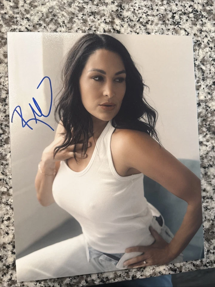 Foto autografiada por Brie Bella de 8x10 de Bella Twins Foto 1 de 1