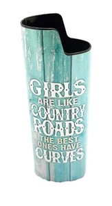 Smokezilla Country Roads Metallic Epoxy Wrapped Metal Bic Cigarette Lighter Case - Picture 1 of 3