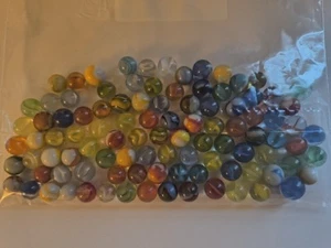 Vintage Glass Marbles Set Of 100 - Imagen 1 de 1