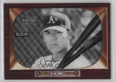 2004 Bowman Heritage Black & White Kurt Suzuki #206 Rookie RC - Image 1 of 2