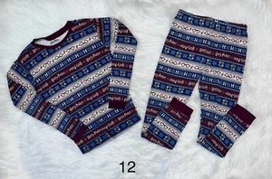 Harry Potter Holiday Fairisle Pajamas Size 12 - Picture 1 of 1