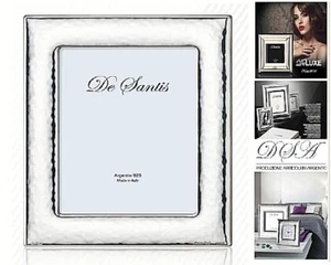 N.1 Favor Frame in 925 Silver % 5X7 cm Hammered Made in Italy 460/05 - Picture 1 of 4