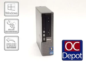 Dell OptiPlex 7010 USFF Intel i7-3770S 3.10GHz 8GB 120GB SSD WIN10 Computer PC - Picture 1 of 7