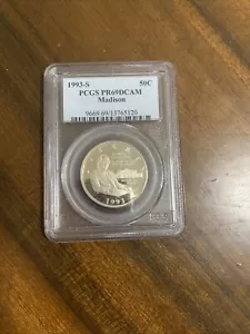 1993 S Madison Half Dollar Proof PCGS PR69 DCAM - Picture 1 of 2