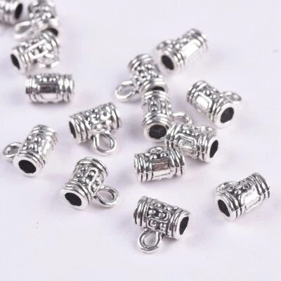 20pcs Mug Shape 10x6mm Tibetan Silver Loose Bail Connector Beads for DIY Jewelry - Image 1 of 4