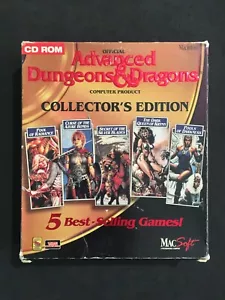 Advanced Dungeons & Dragons COLLECTOR'S Edition Mac Große Kiste CD ROM Eng Used - Bild 1 von 16