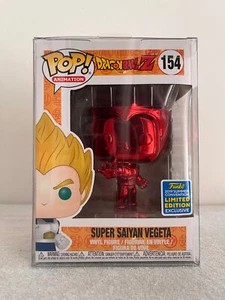 Funko Pop fig DragonBall Z154 -Super Saiyan Vegeta Red Chrome / 2019 summer conv - Imagen 1 de 6