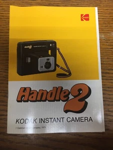 Kodak Handle 2 Vintage analoge Sofortbildkamera Handbuch Gebrauchsanweisung - Bild 1 von 3