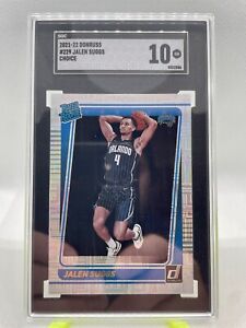 2021-22 Jalen Suggs Donruss Rated Rookie Choice #229 SGC 10