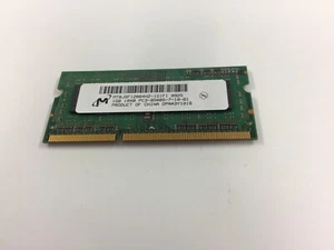 Lenovo ThinkPad T410s RAM Memory 1GB DDR3 1RX8 PC3-8500S Micron MT8JSF12864HZ - Picture 1 of 4