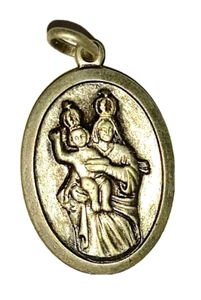 NOSTRA SIGNORA DELL'ACQUASANTA Genova italy 60s ciondolo sacro Madonna - Imagen 1 de 3