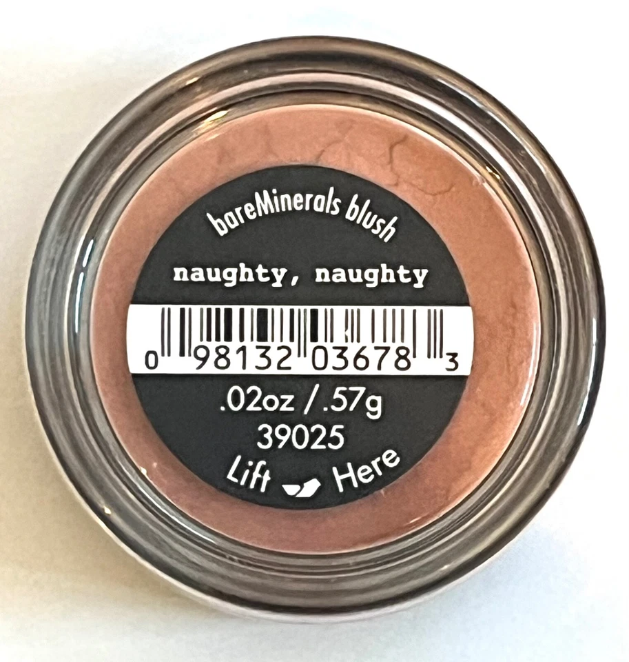bareMinerals Blush naughty, naughty   .02 OZ / .57 g New Sealed Rare - Image 1 of 1