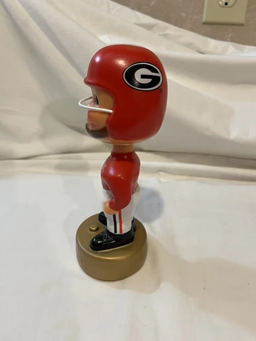 Vintage GEORGIA BULLDOGS PLAYER BOBBLEHEAD by Gemmy Working with Sound Cover