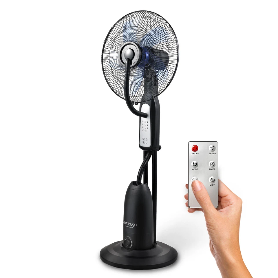 VENTILATORE ANALOGICO ACQUA WFR DARDARUGA CON NEBULIZZATORE PROFESSIONALE SPRAY - Immagine 1 di 4