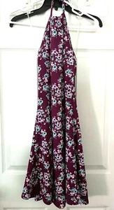 Purple Halter Sundress Dress SO Kohl's Size XS New - Picture 1 of 4