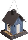 North States Village Collection Blue Cottage Birdfeeder: Easy Fill and Clean. Sq