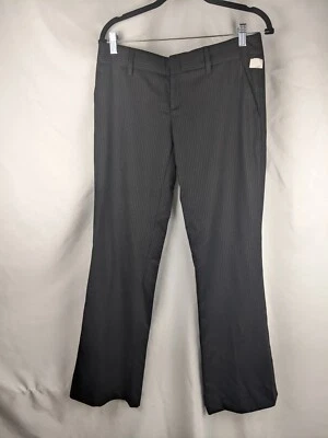 Calça social Gucci perna larga listra de lã 42 média EUA 6 nova com etiquetas Nova Itália - Imagem 1 de 4